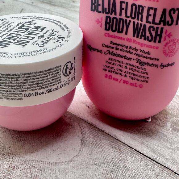 Sol de Janeiro Beija Flor Elasti Body Wash and Cream (Cheirosa 68) Travel Set - Picture 2 of 4